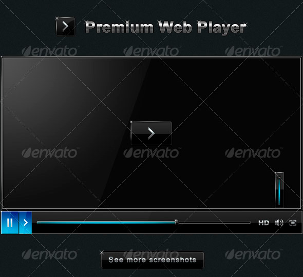 Premium Web Player - User Interfaces Web Elements