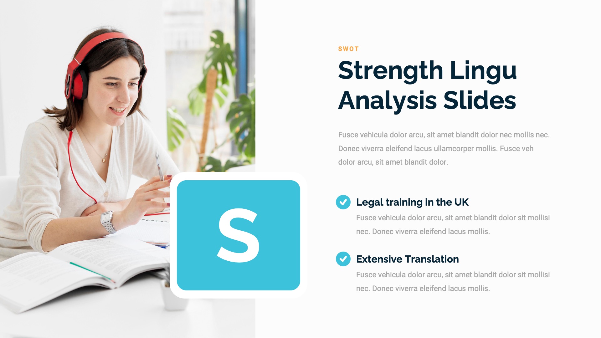 LINGU - Translation Service & Language Course Google Slides Template ...