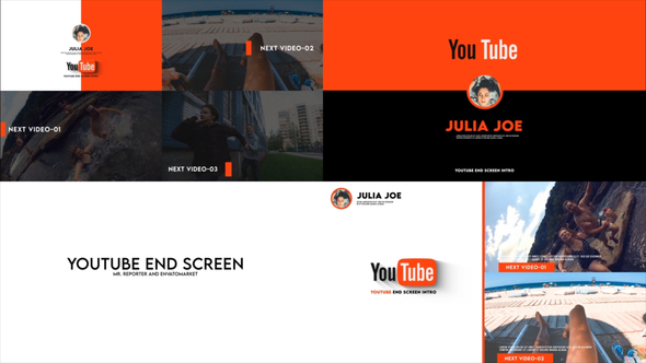 Youtube End Screen - VideoHive 32327832