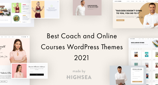 Best Coach and Online Courses  WordPress Themes 2021