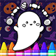 Halloween coloring book