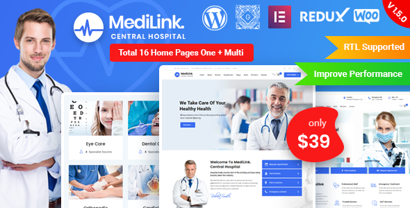 Medilink - HealthMedical - ThemeForest 23220863