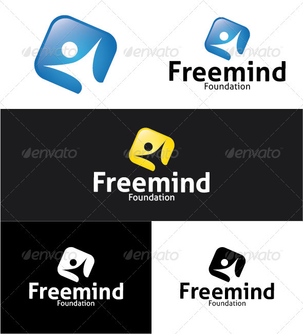Freemind Foundation Logo - Humans Logo Templates