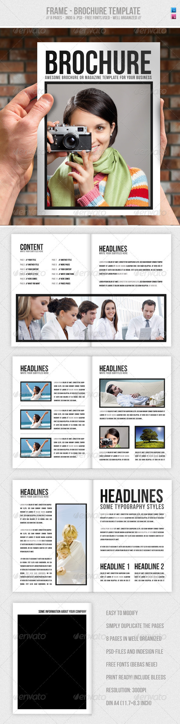 Frame - Brochure / Presentation Template - Corporate Brochures