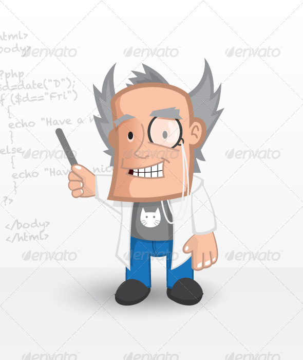 Web Professor - People Characters