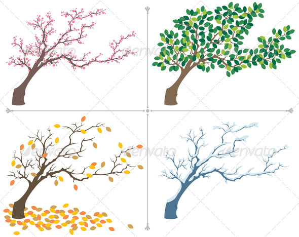 Seasons - Flourishes / Swirls Decorative