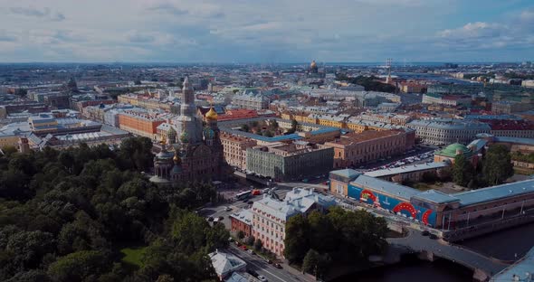 Panorama Of The Center Of St. Petersburg alt