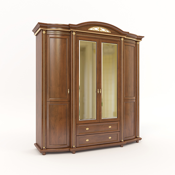 European Style Wardrobe - 3Docean 32342771