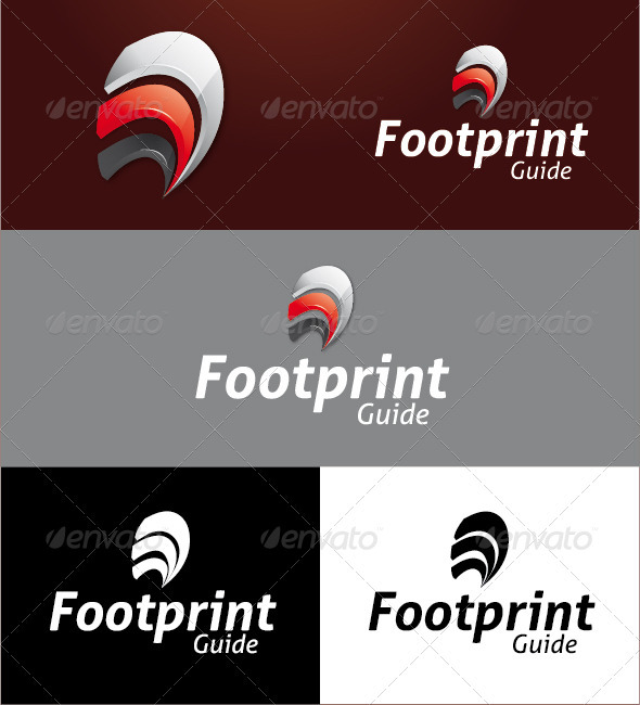 Footprint Guide Logo - Symbols Logo Templates