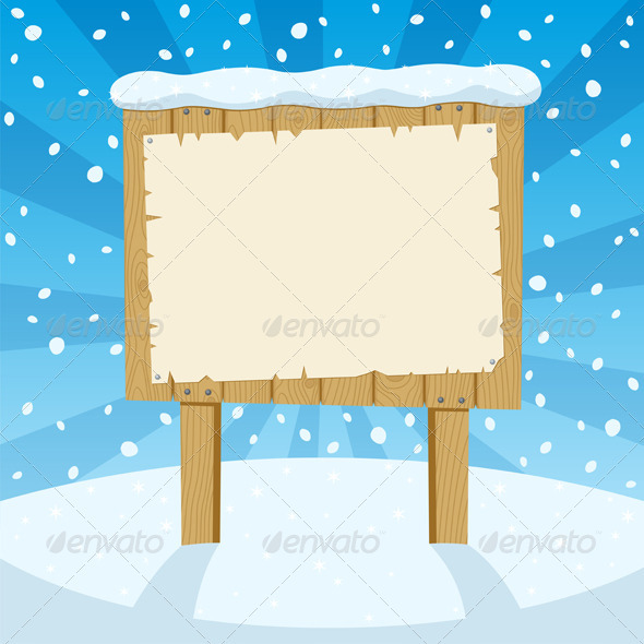 Sign & Snow - Seasons/Holidays Conceptual