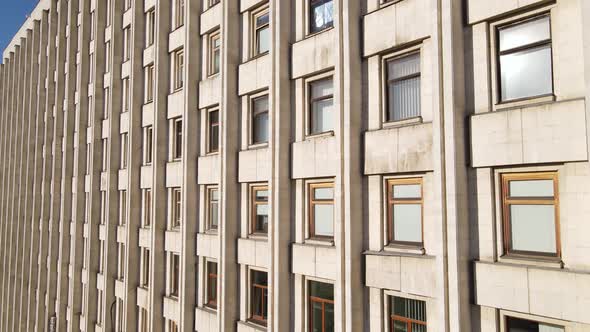 Urban Architecture Many Windows of a Building alt