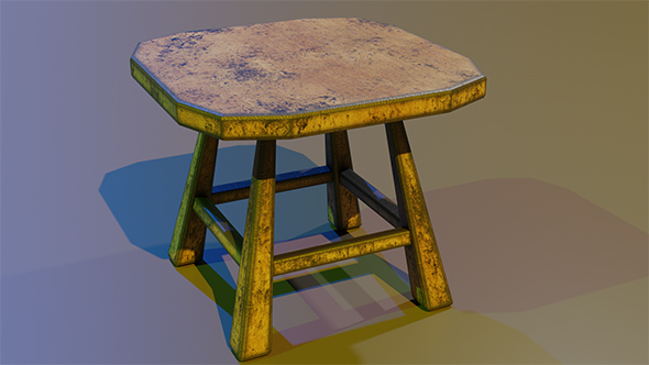 A wooden chair - 3Docean 32322592