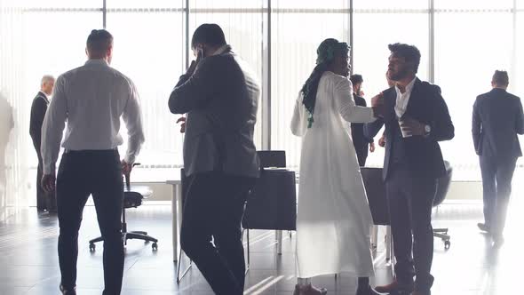 Business People Are Going To Start Conference alt