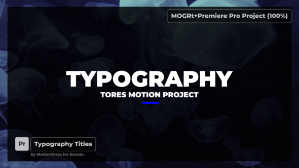 Typography Titles \ Premiere Pro