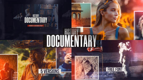 History Documentary Slideshow - VideoHive 32333859