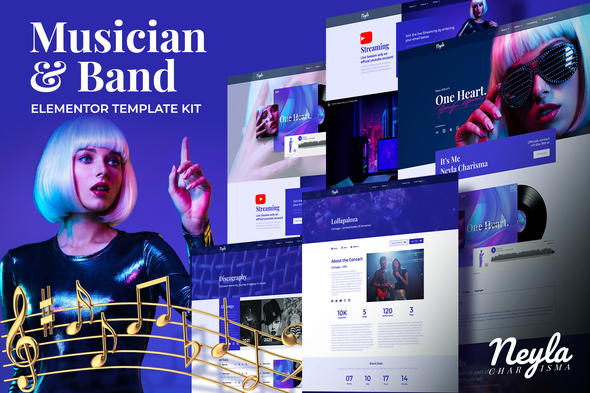 Neyla - MusicianBand - ThemeForest 32299537