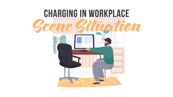 Charging in workplace - VideoHive 32350382