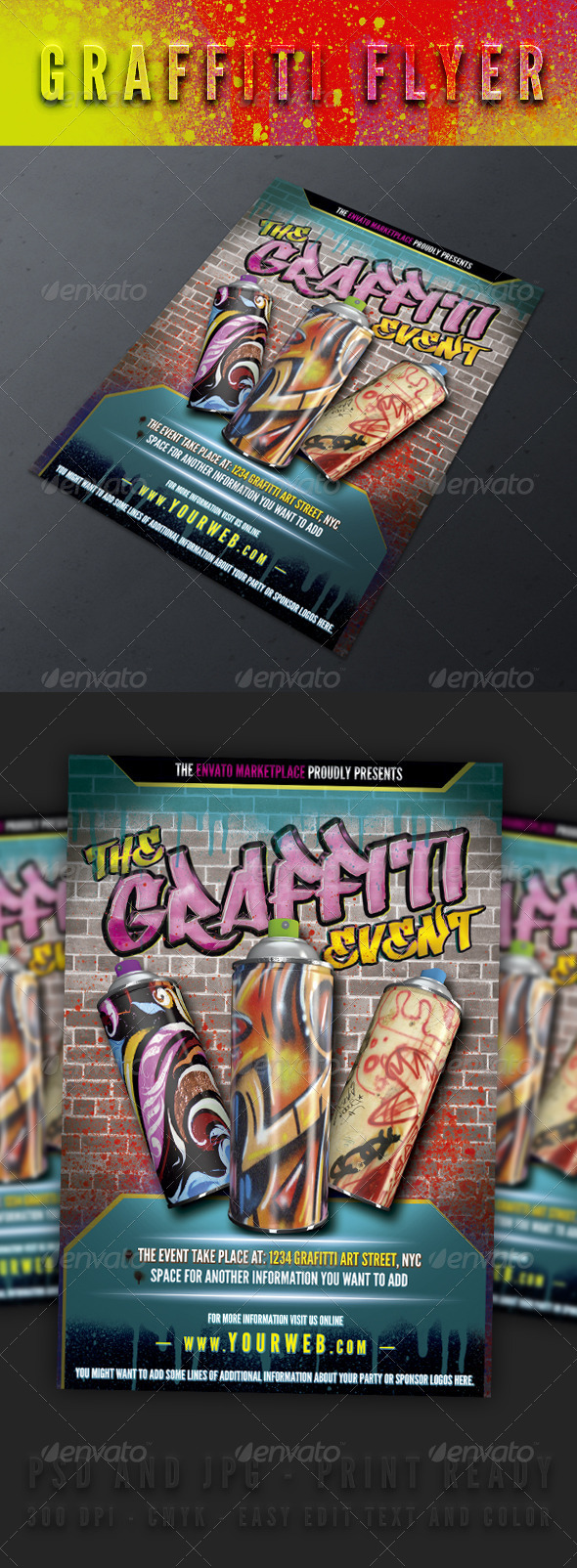 The Graffiti Event - Events Flyers