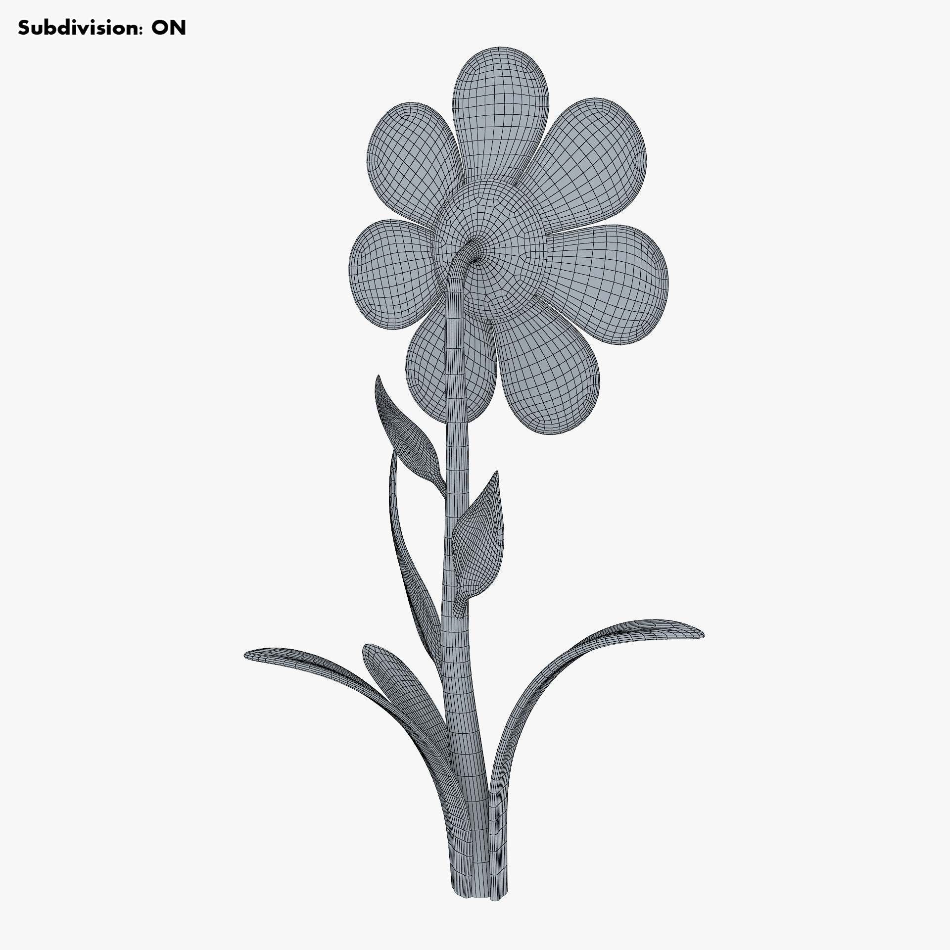 3DLFTR-1014 3D Flower STL & Relief File Download - CNC INDIA