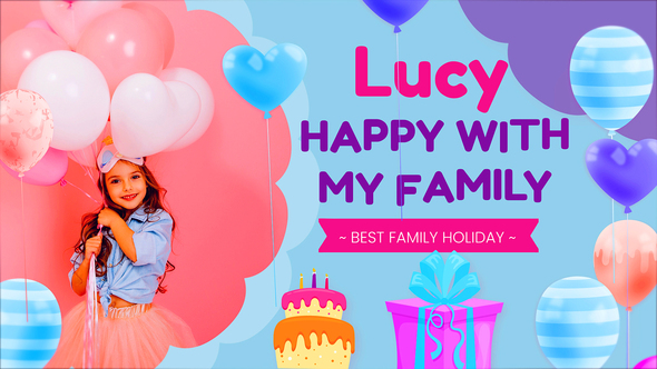 Happy Birthday Lucy - VideoHive 32334481