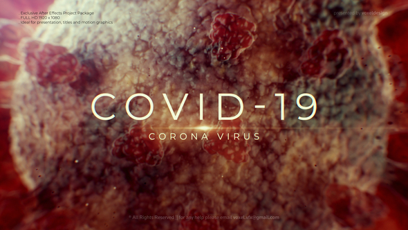 Covid-19 Virus Cinematic - VideoHive 32353187