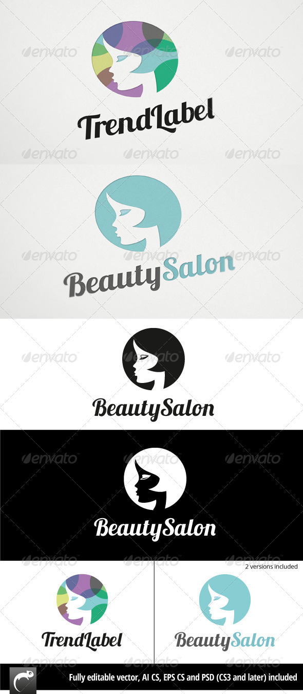 Beauty or Fashion Logo - Humans Logo Templates