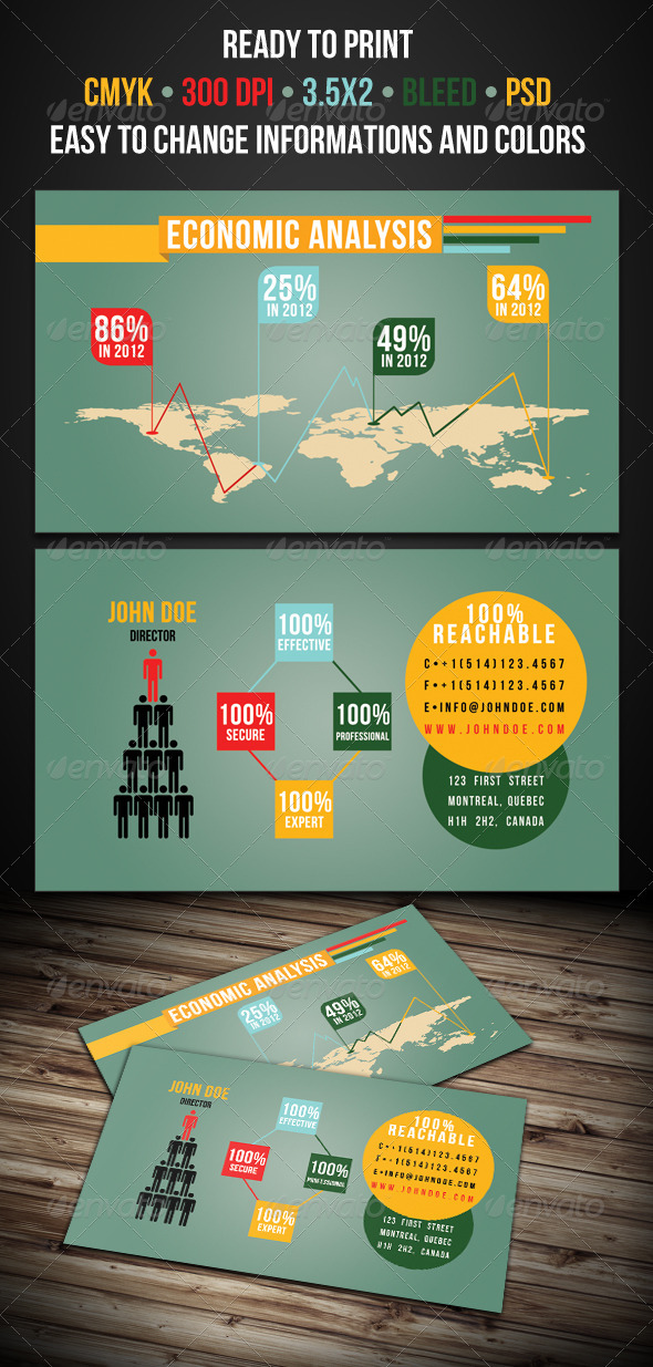 Economy Business Cards - Business Cards Print Templates