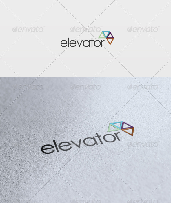 Elevator Logo - Vector Abstract