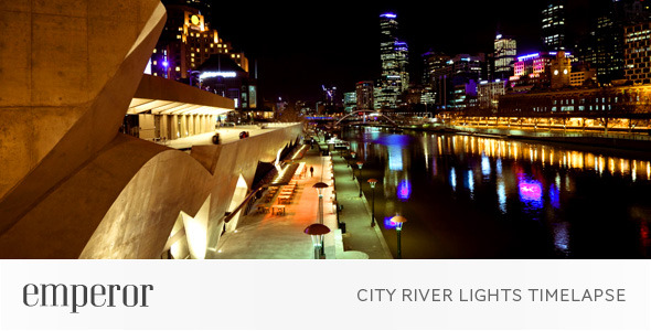 City River Lights Timelapse
