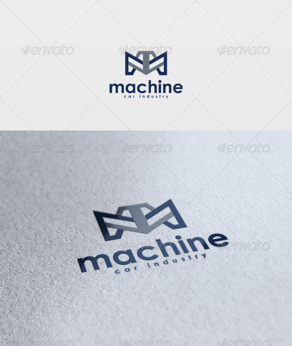 Machine Logo - Letters Logo Templates