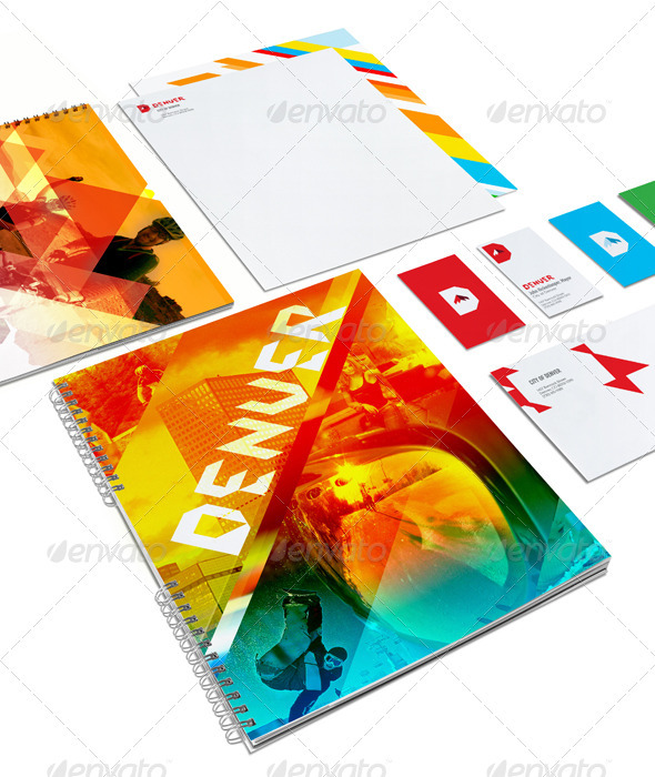 Portfolio Identity Branding Mock-up System - Stationery Print
