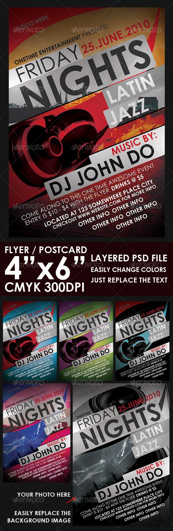 Contemporary Flyer Template - Clubs & Parties Events