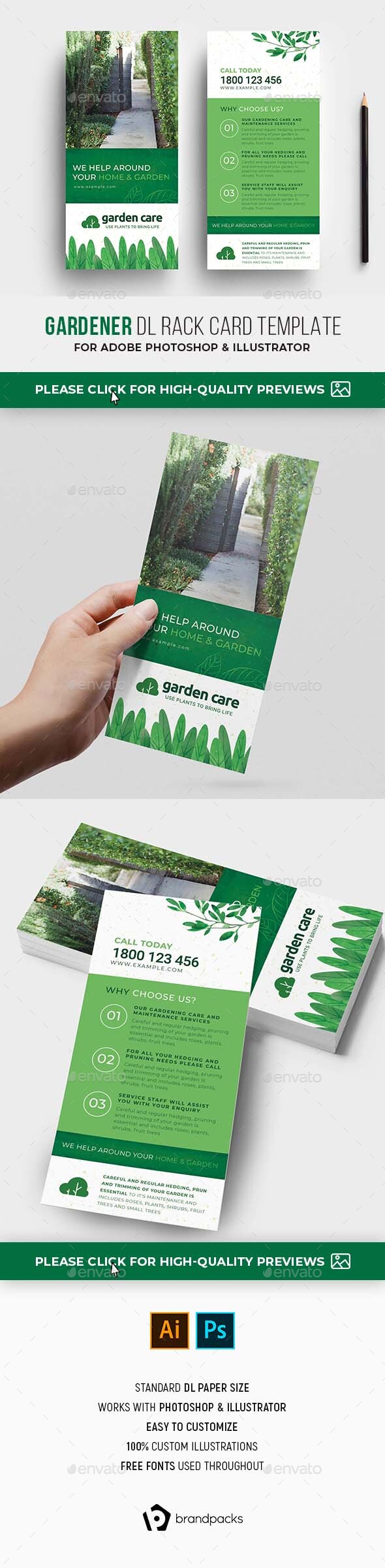 Gardener DL Rack Card