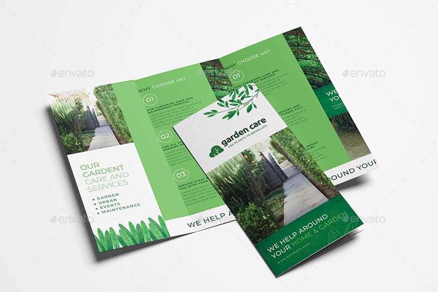 Gardener Trifold Brochure, Print Templates | GraphicRiver