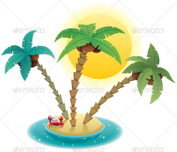 Small Island - Travel Conceptual