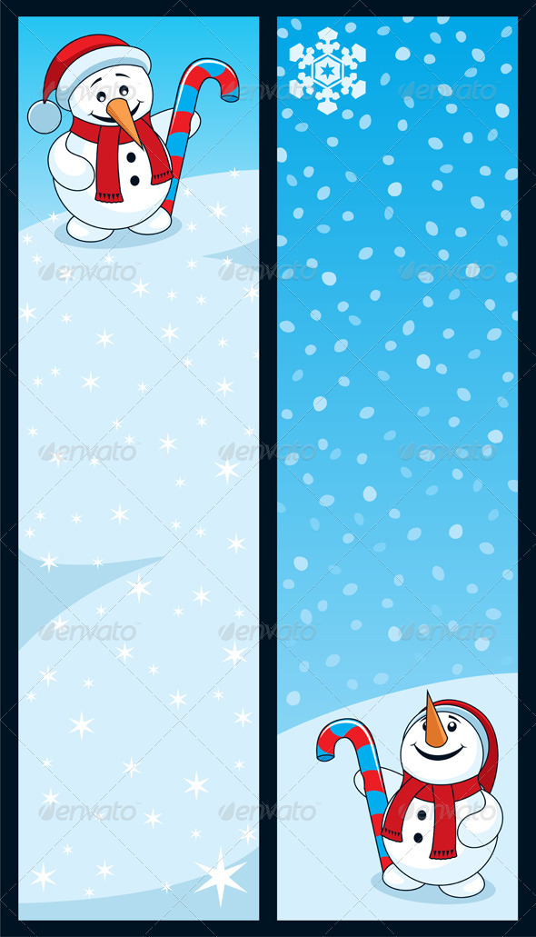 Snowman Banners - Seasons/Holidays Conceptual