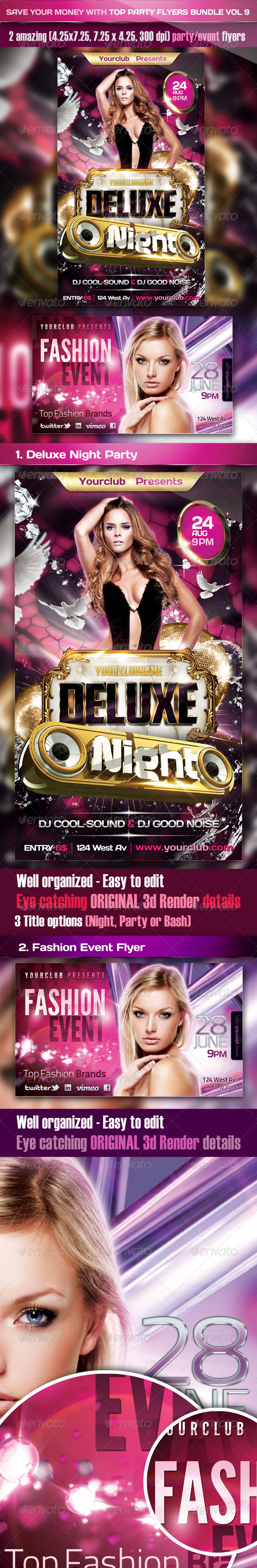 Top Flyer Bundle Vol9 - Clubs & Parties Events
