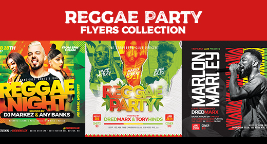 Reggae Party Flyers