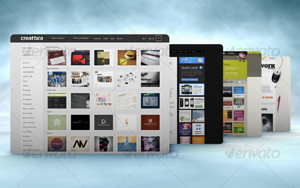Mock-up Master - Product Display Series 03 - Website Displays