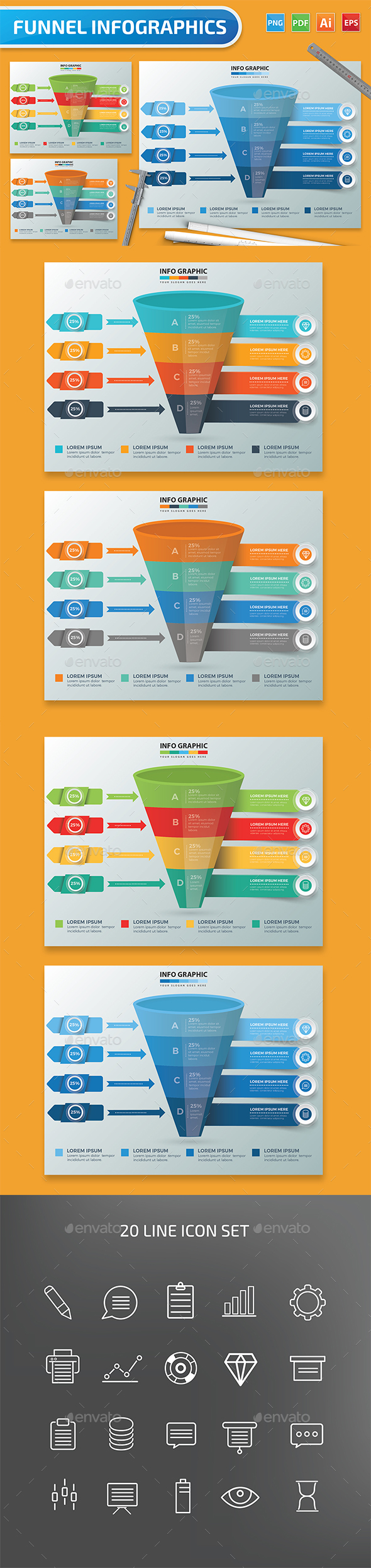 Funnel Infographic Design