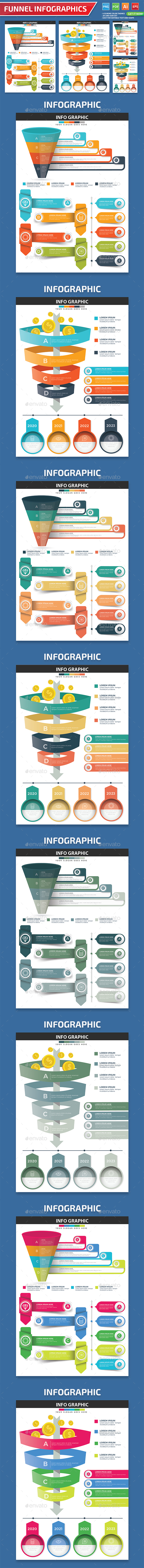 Funnel Infographic Set