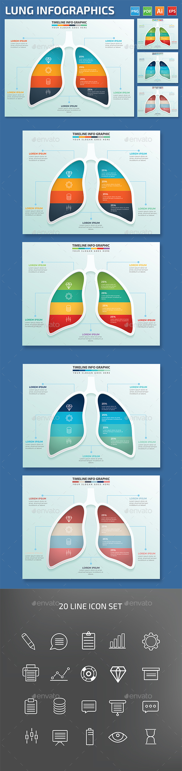[DOWNLOAD]Lung Infographics design