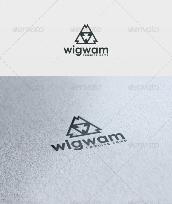 Wigwam Logo - Vector Abstract