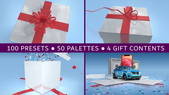 Gift Box 3D. - VideoHive 32391532