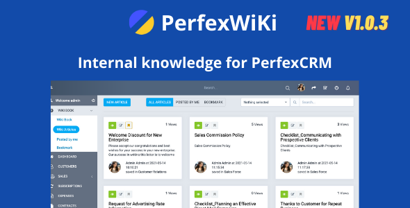 PerfexWiki – Internal knowledge for Perfex CRM