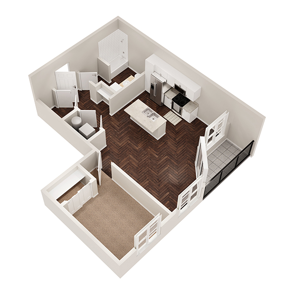 3d floor plan - 3Docean 32395788