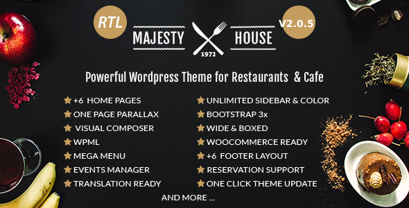 Majesty - Restaurant - ThemeForest 13483561