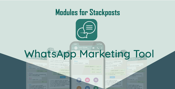 Whatsapp Marketing Tool Module For Stackposts