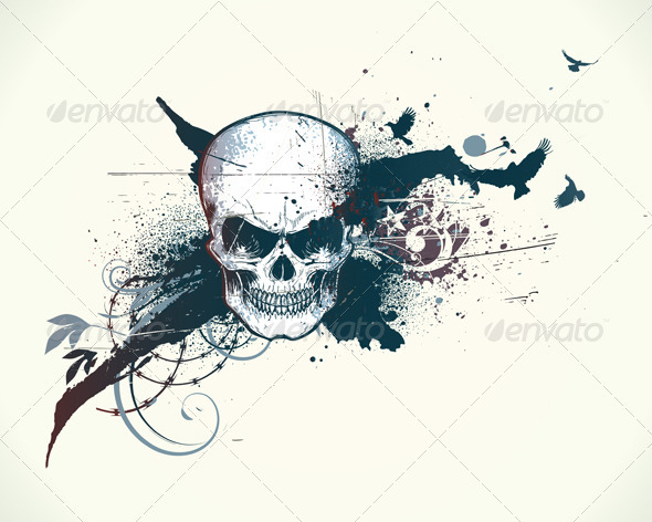 Grunge illustration - Backgrounds Decorative