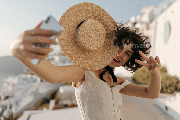 beige dress hat